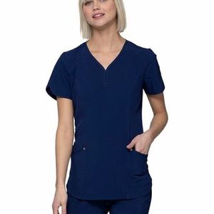 Women’s heartsoul navy scrub top XL